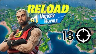 Intense 13 kills solo reload victory Rap boy reloaded skin gameplay [upl. by Tutankhamen]