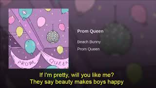 beach bunny  prom queen LYRICS [upl. by Ailati]