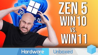 Windows 11 23H2 Sucks Zen 5 KB5041587 Patch Testing  Windows 10 Comparison [upl. by Lowney]