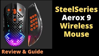 SteelSeries Aerox 9 Wireless Mouse Review 2023 [upl. by Anisamoht]