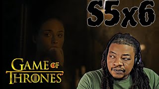 Game Of Thrones S5x6 quotUnbowed Unbent Unbrokenquot First Time Watch and Reaction [upl. by Nwahsel739]