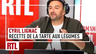 Cyril Lignac  sa recette de la tarte aux légumes [upl. by Oir]