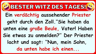 🤣 BESTER WITZ DES TAGES Ein Priester mit einer großen Beule geht durch den Zoll am Flughafen [upl. by Madelyn351]