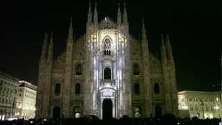 Video Mapping Duomo Milano HD [upl. by Ricoriki126]