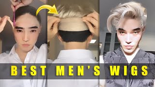 Introducing MoonFiber™ Mens Wigs  BEST MENS WIG TRANSFORMATION TUTORIAL  HOW TO MENS WIG [upl. by Statis]