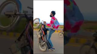 One wheeling talha 7amp bikestunt bikewheeling fypyoutube [upl. by Carena]