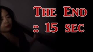 ⭐️ The End ⭐️ Short Horror Movie Clip ⭐️ Duration 15sec by Wita Wanita ⭐️ Film Horor Indonesia ⭐️ [upl. by Yrkcaz]