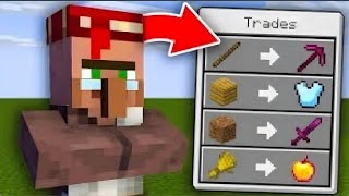 Minecraft But Villager TRADES 🤩 OP Items🔥 [upl. by Zehc923]