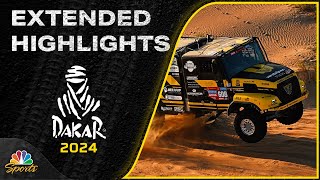 Stage 6 Day 1  2024 Dakar Rally  EXTENDED HIGHLIGHTS  11124  Motorsports on NBC [upl. by Gorlin]