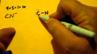 Lewis Dot Structure of CN Cyanide Ion [upl. by Ahsinrats]