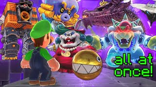 Super Luigi Odyssey  ALL BOSSES AT ONCE 6 Hardest Bosses [upl. by Endor]