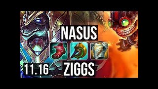 Ziggs vs Nasus top [upl. by Foy]