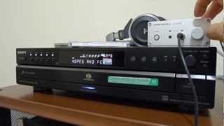 Budget SACD headphones system Sony SCDCE595 [upl. by Maurreen791]