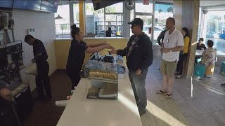 Some fast food franchises start cutting jobs as California minimum wage increases [upl. by Arikihs]