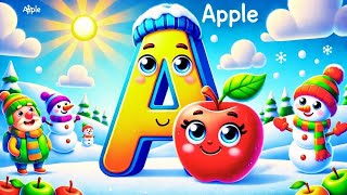 ABC Phonic Song  Toddler Learning Video Songs A for Apple Nursery Rhymes Alphabet Song for kids [upl. by Nylanna790]