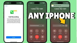 iOS 181  Call Recording Available NOW on ALL iPhone’s Model [upl. by Adirf]