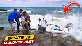 2023 TOP 22 MOMENTS AT THE INLET FINALE   Boats vs Haulover Inlet [upl. by Aliuqahs]