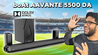 This Soundbar Takes you to STADIUM  boAt Aavante bar 5500DA Review [upl. by Ruth686]