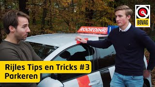 Parkeren  Rijles Tips en Tricks  BOVAG [upl. by Etterb]