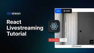 Build a React livestreaming app from scratch [upl. by Boy]