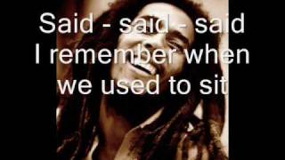 bob marley no woman no cry with lyrics [upl. by Hackney]