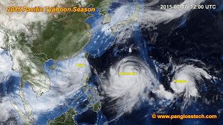 2015 Pacific Typhoon Season [upl. by Adli431]