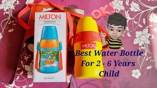 Milton 400ml Water Bottle Unboxing  TECHNO MOON [upl. by Antonino]