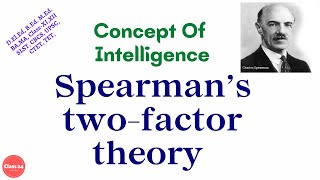 Spearman’s twofactor theory [upl. by Ingaberg]