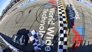 Cindric with the upset 2024 NCS Enjoy Illinois 300 at WWT Raceway Finish Reaction [upl. by Alsi468]