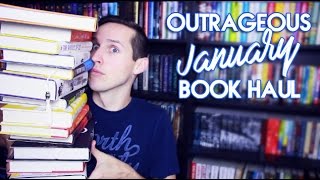 OUTRAGEOUS JANUARY BOOK HAUL [upl. by Nnylyahs]