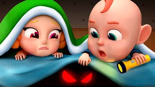 I Cant Sleep Mommy  Monster Under the Bed  Bedtime Song  Rosoo Nursery Rhymes amp Kids Songs [upl. by Surtimed489]