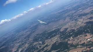 Watch sailplanes thermalling from the air Standard Class Nationals Contest in Texas [upl. by Filia666]