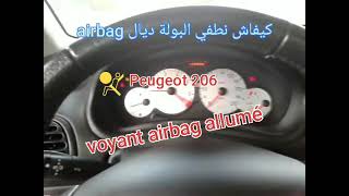 voyant airbag allumé sur Peugeot [upl. by Aisayt305]