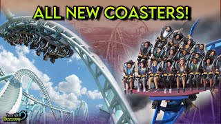 NEW Roller Coasters Coming to Six Flags Disney and More in 202526 amp Beyond [upl. by Warila]