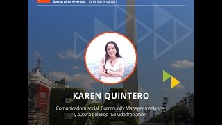 Karen Quintero de Mi Vida Freelance en The Payoneer Forum Buenos Aires [upl. by Marino]