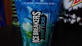 Joshs Gum Reviews ICE BREAKERS FLAVOR SHIFTERS GUM Wintergreen to Cool Mint [upl. by Bouton]