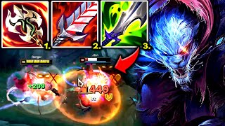 RENGAR TOP BUT 1 AUTO  FULL HEALTH 300 LIFESTEAL  S14 RENGAR GAMEPLAY Season 14 Rengar Guide [upl. by Ewart374]