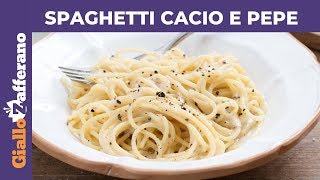 SPAGHETTI CACIO E PEPE RICETTA PERFETTA [upl. by Anselmi]