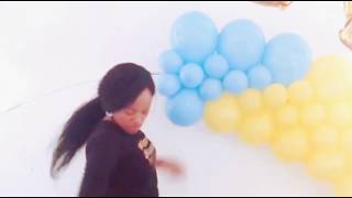 Balloon Arch Baby Christening Learn How to do [upl. by Akemehc]