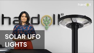 Informative Videos of Hardoll Solar UFO Lights  Outdoor  Waterproof LED Lamp [upl. by Einttirb]