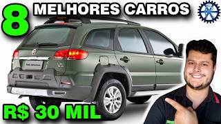 8 MELHORES CARROS até 30 MIL REAIS [upl. by Nedia]