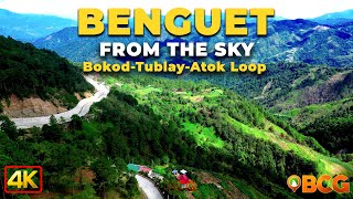 Stunning 4K Aerial Views of Benguet BokodTublayAtok Loop  Drone Footage [upl. by Donegan33]