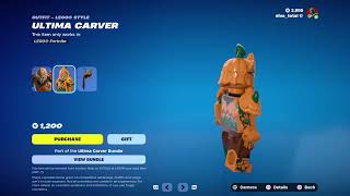 ULTIMA CARVER OUTFIT  1200 VBUCKS FORTNITE CHAPTER 5 SEASON 4 [upl. by Ardnait]