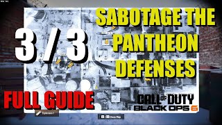 How to Sabotage the Pantheon Defenses BO6 [upl. by Follansbee]