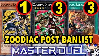 Master Duel Zoodiac Próximo Tier 1 Veamos Su Potencial Post Banlist YuGiOh TeamSetoX [upl. by Atirihs439]