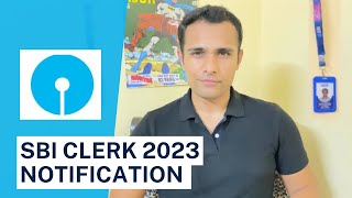 SBI clerk JA 2023 notification latest update  Ashutosh Sharma [upl. by Eziechiele]