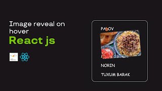 image reveal on hover  React Js amp Styled Components  speedcode [upl. by Austina]
