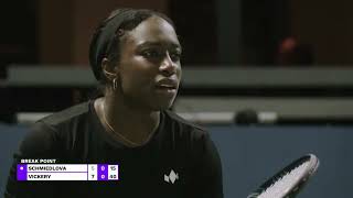 Anna Karolina Schmiedlova vs Sachia Vickery ATX Open 2024 Match Highlights [upl. by Zippel]