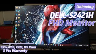 UNBOXING Dell 24 inch FHD monitor [upl. by Trauner]