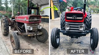 Massey ferguson 135 tractor restoration [upl. by Camfort586]